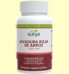 Levadura Roja de Arroz + Q10 + DHA - Sotya - 60 cápsulas