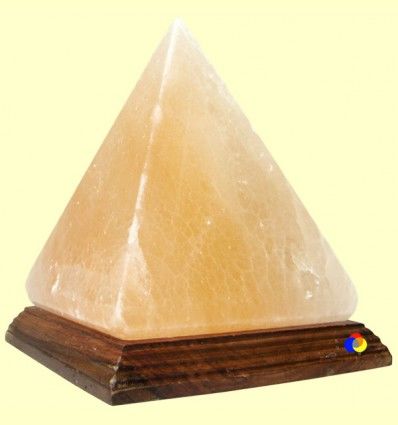 Lámpara de Sal Himalaya con forma de Pirámide