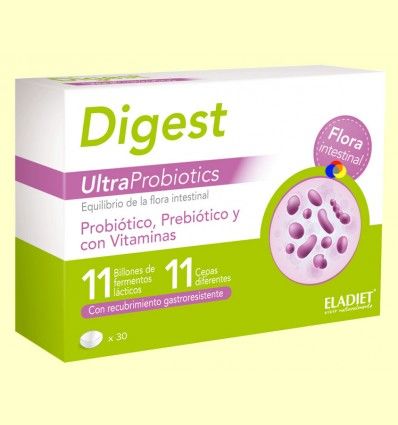 Digest UltraProbiotics - Eladiet - 30 comprimidos