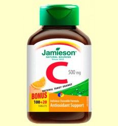 Vitamina C 500 mg Masticable Naranja - Jamieson - 120 comprimidos