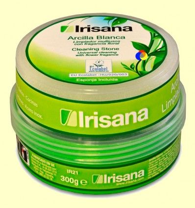 Arcilla Blanca Limpiador Universal Ecolabel - Irisana - 300 gramos