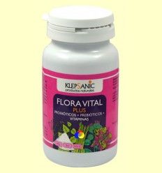 Flora Vital Plus - Probióticos y Prebióticos - Klepsanic - 60 cápsulas