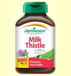 Milk Thistle - Cardo Mariano 150 mg - Jamieson - 60 + 30 comprimidos