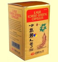 Ginseng Coreano IL HWA - Tongil - 100 cápsulas (envase de cristal)