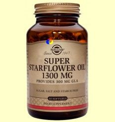 Aceite de Borraja 1300 mg - Solgar - 60 cápsulas blandas