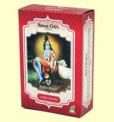 Henna Caoba Oscuro Polvo - Radhe Shyam - 100 gramos