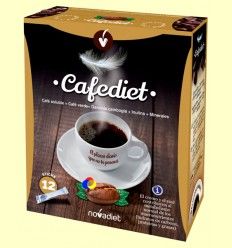 Cafediet - Café soluble - Control del peso - Novadiet - 12 sticks