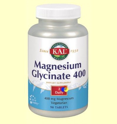 Magnesio Glicinato - Laboratorios Kal - 90 cápsulas