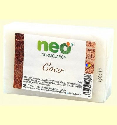 Dermojabón de coco - Neo - 100 gramos *