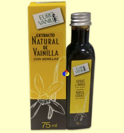 Extracto Natural de Vainilla Tahitensis con Semillas 400 G/L - Euro Vanille - 75 ml