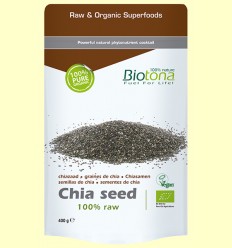 Semillas de Chia Bio - Biotona - 400 gramos