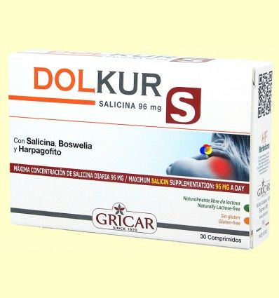 Dolkur - Dolores varios - Gricar - 30 cápsulas