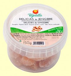 Delicias de Jengibre Bio - Vegetalia - 150 gramos