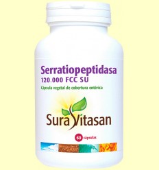 Serratiopeptidasa - Sura Vitasan - 60 cápsulas 