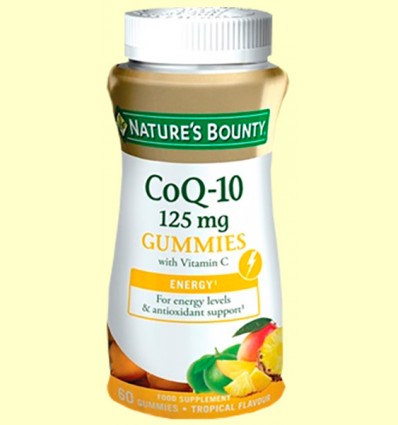 CoQ-10 125 mg gummies - Nature's Bounty - 60 gominolas