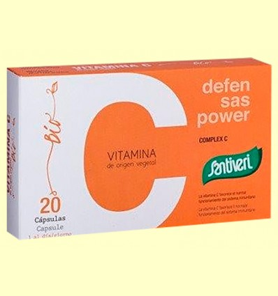 Vitamina Complex C Bio - Santiveri - 20 cápsulas