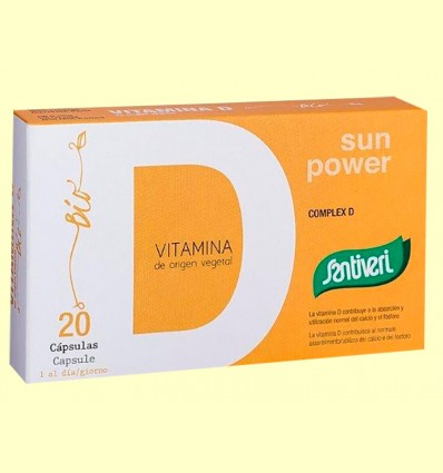 Vitaminas Complex D BIO - Santiveri - 20 cápsulas