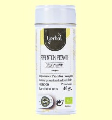 Pimentón Picante Eco - Yerbal - 40 gramos