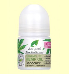 Desodorante de Aceite de Cáñamo Bio - Dr.Organic - 50 ml