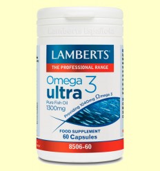 Omega 3 Ultra Aceite De Pescado - Lamberts - 60 cápsulas