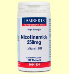Nicotinamida 250 mg - Lamberts - 100 tabletas