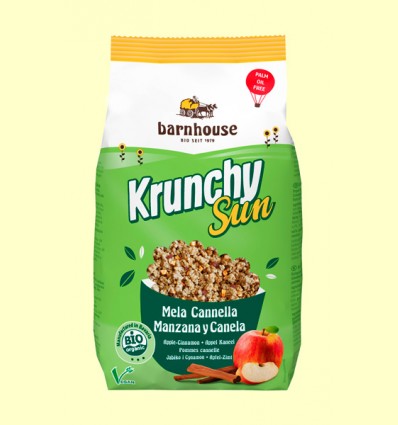 Krunchy Sun Manzana y Canela Bio - Barnhouse - 375 gramos