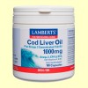 Aceite de Hígado de Bacalao 1000 mg - Lamberts - 180 cápsulas