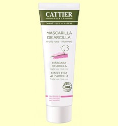 Mascarilla Arcilla Rosa Bio - Pieles Sensibles - Cattier - 100 ml