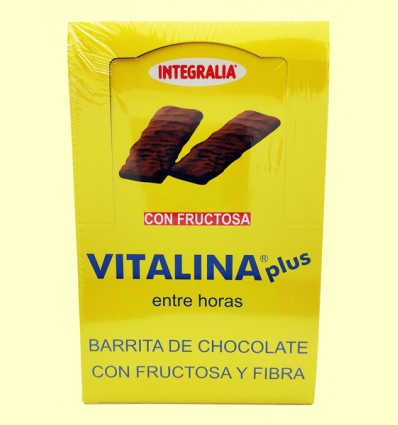 Barritas de Chocolate Vitalina Plus - Integralia - 24 barritas 