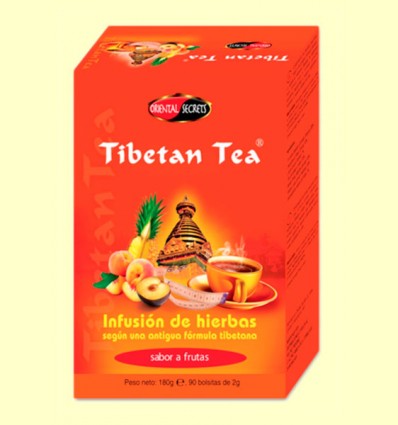 Tibetan Tea - Infusión de hierbas - Sabor Frutas - 90 bolsitas