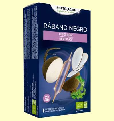 Rábano Negro Eco - Phyto Actif - 20 ampollas