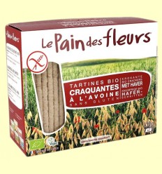 Pan de Flores Crujiente Avena Bio - Le Pain des fleurs - 150 gramos