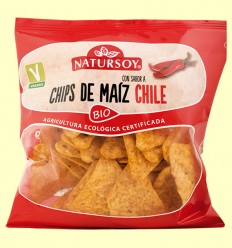 Chips de Maíz Chile Bio - Natursoy - 75 gramos
