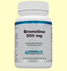 Bromelina 500 mg - Laboratorios Douglas - 60 cápsulas