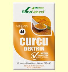 Curcu Dextrin - Cúrcuma Dextrinada - MGdose - 28 comprimidos
