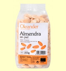 Almendra Sin Piel Bio - Oleander - 200 gramos