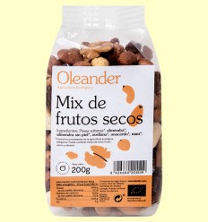 Mix de Frutos Secos Bio - Oleander - 200 gramos