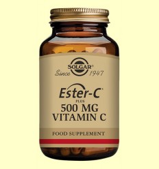 Ester C Plus 500 mg - Vitamina C - Solgar - 100 cápsulas vegetales 