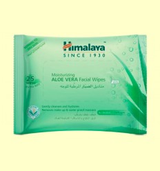 Toallitas Faciales de Aloe Vera - Himalaya - 25 unidades