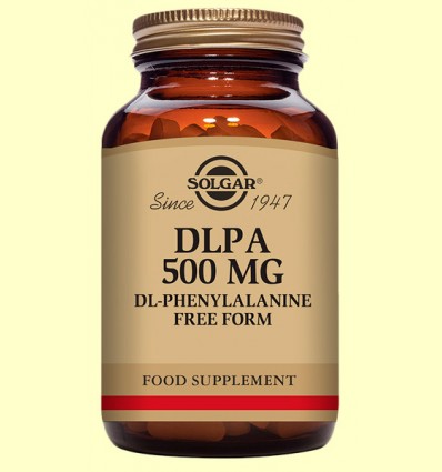 DLPA 500 mg - Aminoácidos - Solgar - 50 cápsulas *