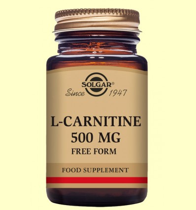 L-Carnitina 500 mg - Solgar - 30 comprimidos