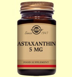 Astaxantina 5 mg - Solgar - 30 cápsulas blandas *