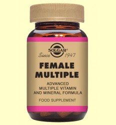 Female Múltiple - Complejo para la mujer - Solgar - 60 comprimidos