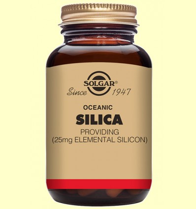 Sílice Oceánico 25 mg - Solgar - 50 cápsulas vegetales