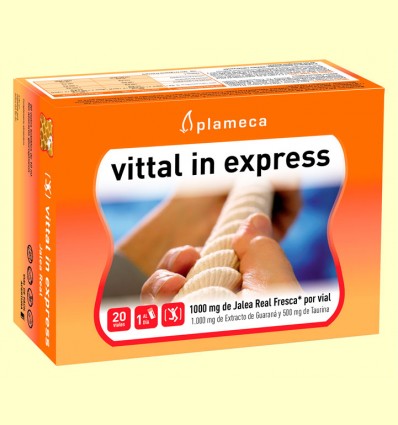 Vittal In Express - Jalea Real Fresca con Guaraná - Plameca - 20 viales
