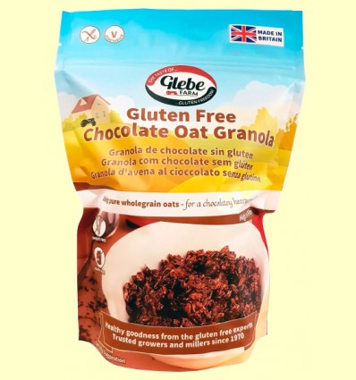 Granola de Chocolate Sin Gluten - Glebe Farm - 325 gramos