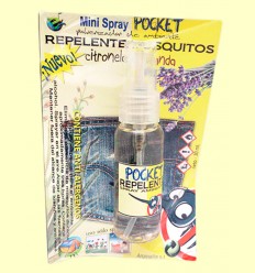 Mini Spray Pocket Repelente Mosquitos Citronela Lavanda - Aromalia - 30 ml