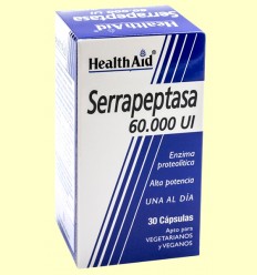 Serrapeptasa 60000 UI - Health Aid - 30 cápsulas