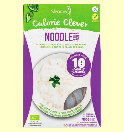 Pasta Konjac Noodle Bio - Slendier - 400 gramos