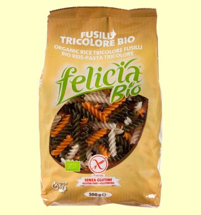 Fusilli Tricolore Bio - Felicia - 500 gramos